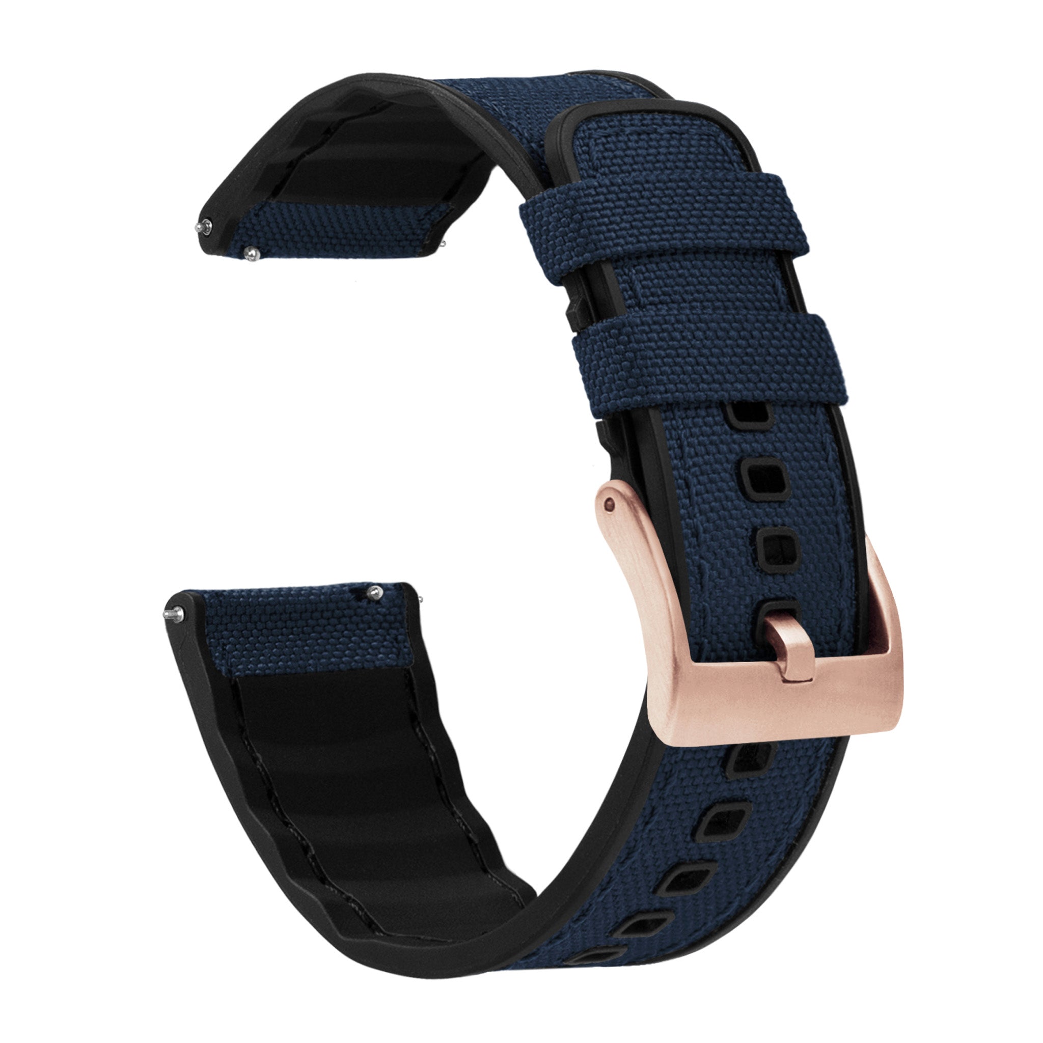 Steel hr blue & online rose gold