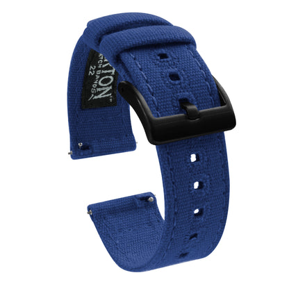 Royal Blue | Crafted Canvas - Barton Watch Bands