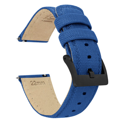 Fossil Sport | Sailcloth Quick Release | Royal Blue - Barton Watch Bands