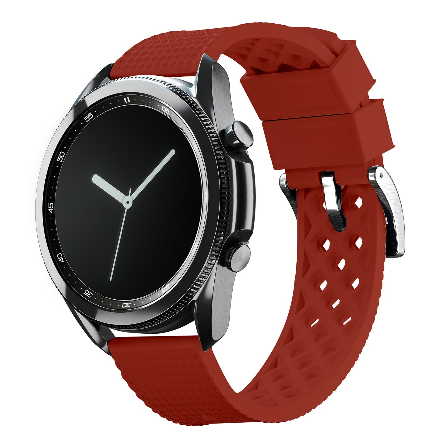 Samsung Galaxy Watch3 Tropical Style Crimson Red Watch Band