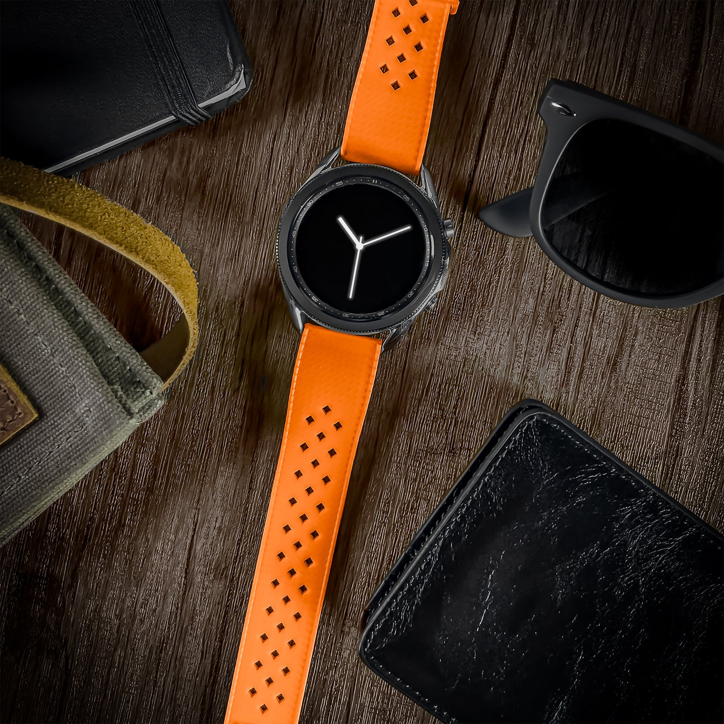 Samsung Galaxy Watch Tropical Style Orange Watch Band