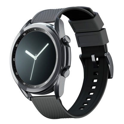 Samsung Galaxy Watch3 | Elite Silicone | Smoke Grey Top / Black Bottom - Barton Watch Bands