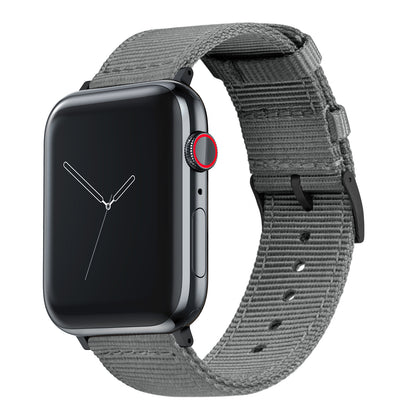 Apple Watch | Two-piece NATO Style | Smoke Grey - Barton Watch Bands