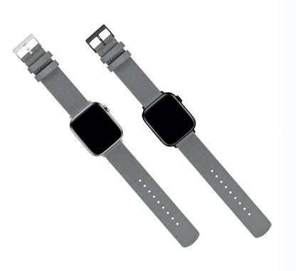 Apple Watch | Two-piece NATO Style | Smoke Grey - Barton Watch Bands