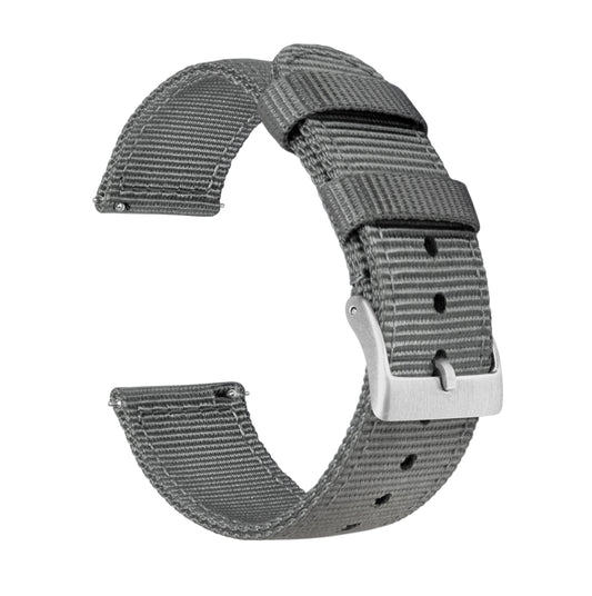 Smoke Grey | Two-Piece NATO¨ style - Barton Watch Bands