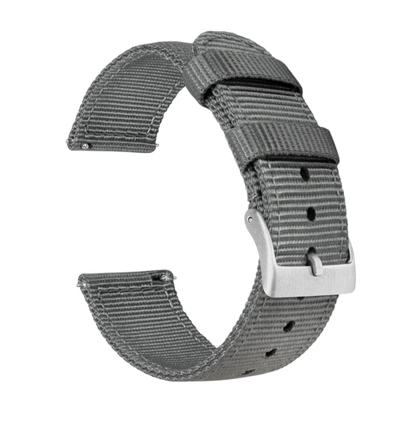 Smoke Grey Two Piece NATO® style | Citizen Tsuyosa (18mm) | Barton