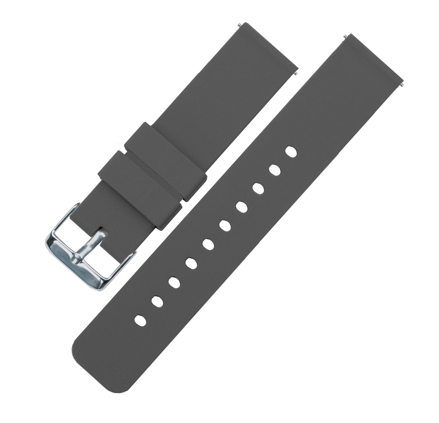 Samsung Galaxy Watch5 | Silicone | Smokey Grey - Barton Watch Bands