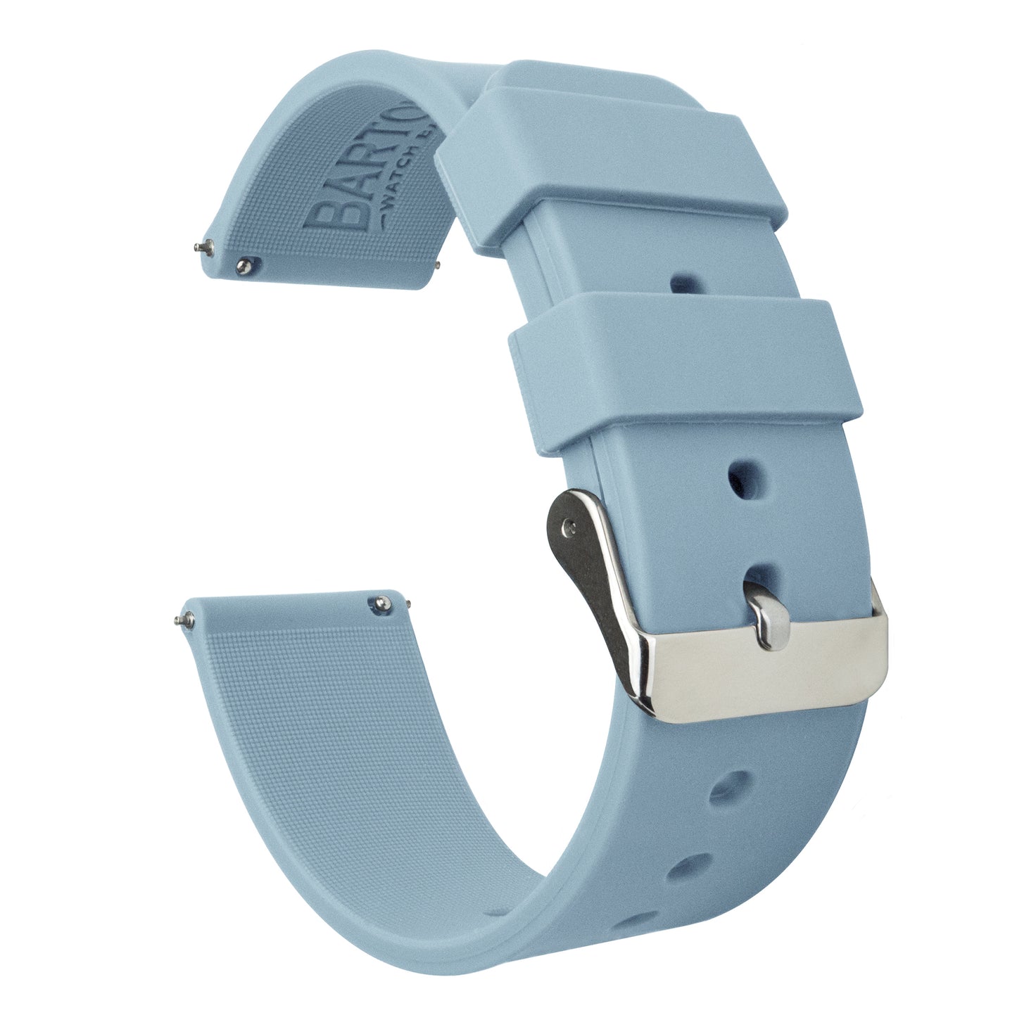 Samsung Galaxy Watch3 | Silicone | Soft Blue - Barton Watch Bands