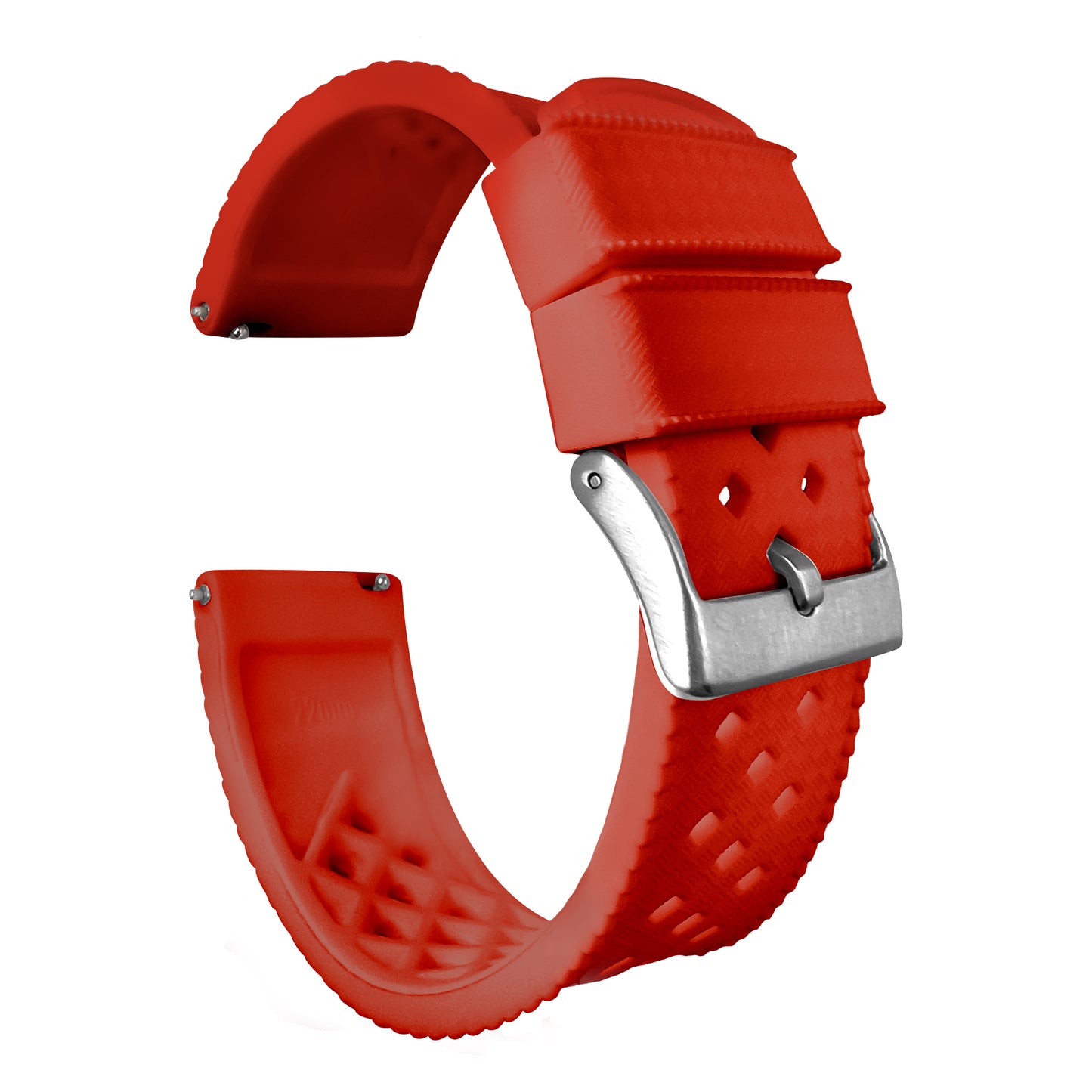 Crimson Red Tropical Style Watch Band