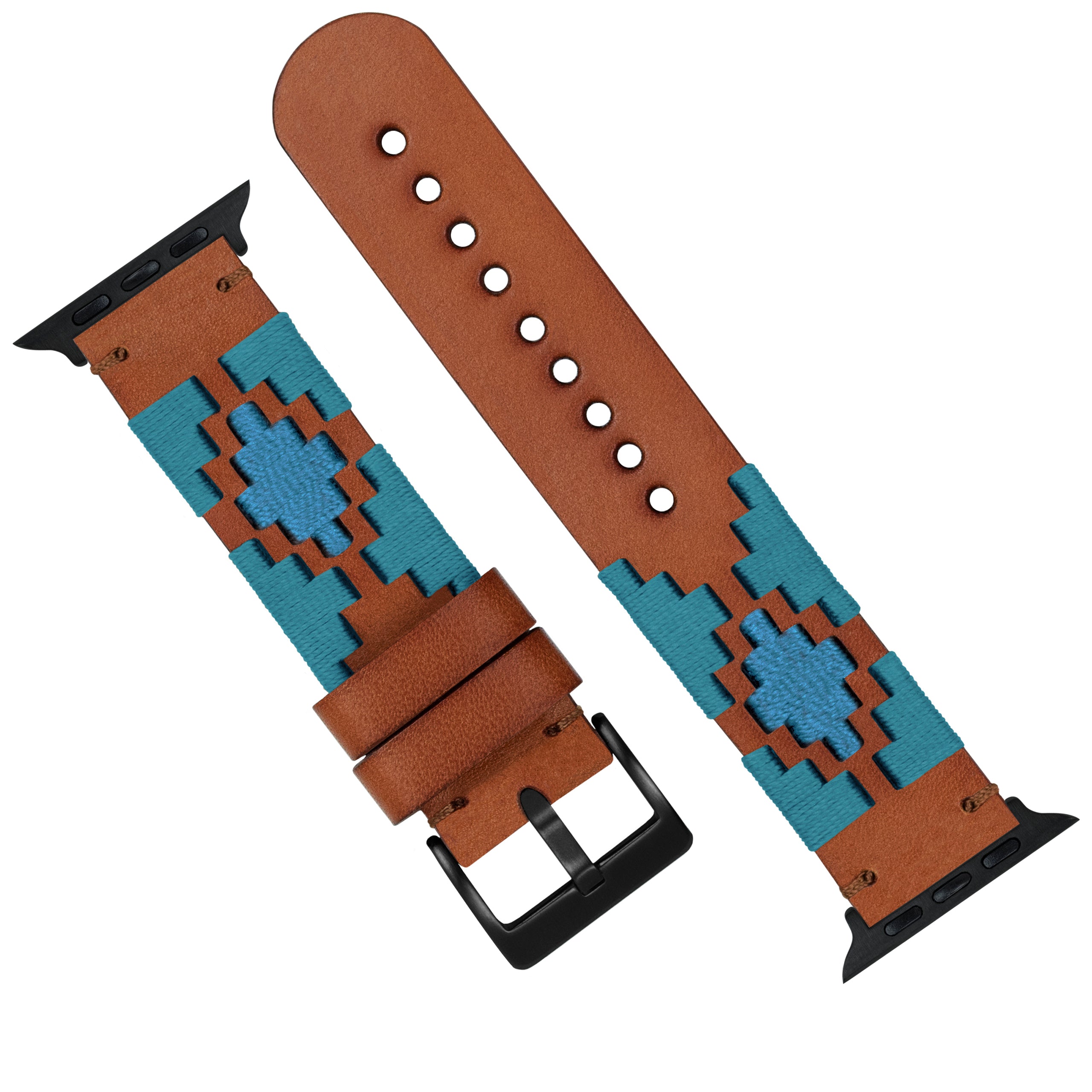 Apple Watch | Gaucho | Turquoise & Sky Blue - Barton Watch Bands