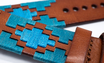 Apple Watch | Gaucho | Turquoise & Sky Blue - Barton Watch Bands
