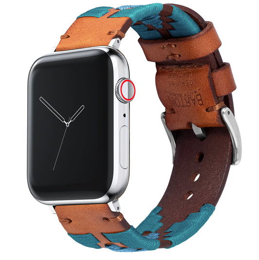 Apple Watch | Gaucho | Turquoise & Sky Blue - Barton Watch Bands