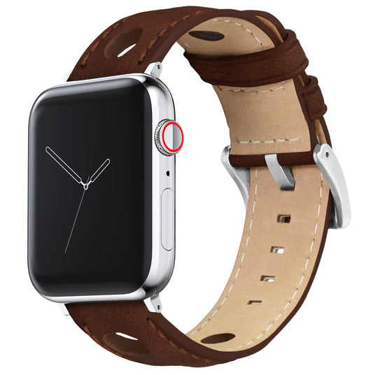 Apple Watch | Chocolate Brown Rally Horween Leather - Barton Watch Bands