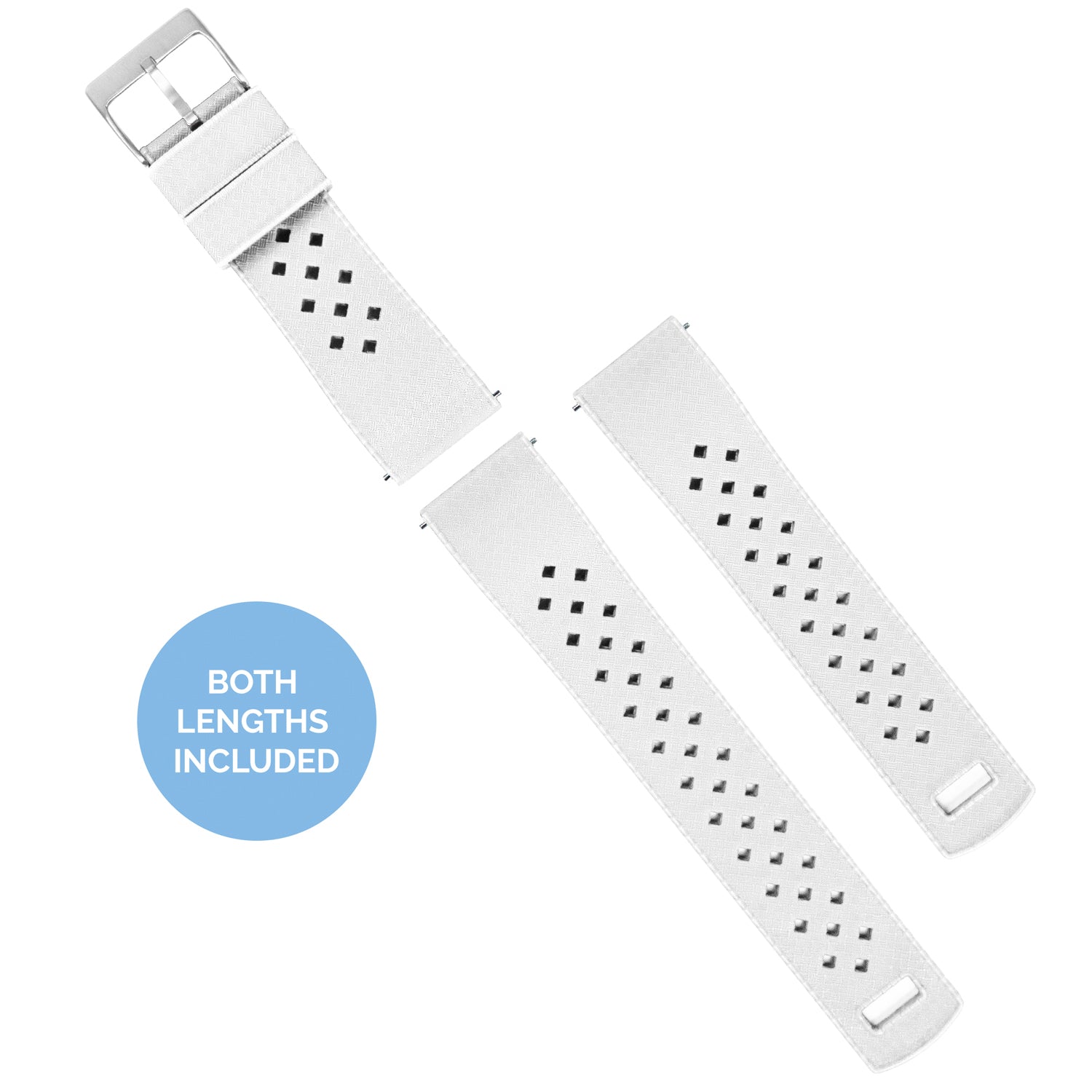 White | Tropical-Style - Barton Watch Bands