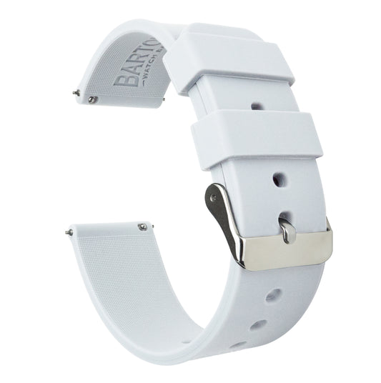 Samsung Galaxy Watch4 | Silicone | White - Barton Watch Bands