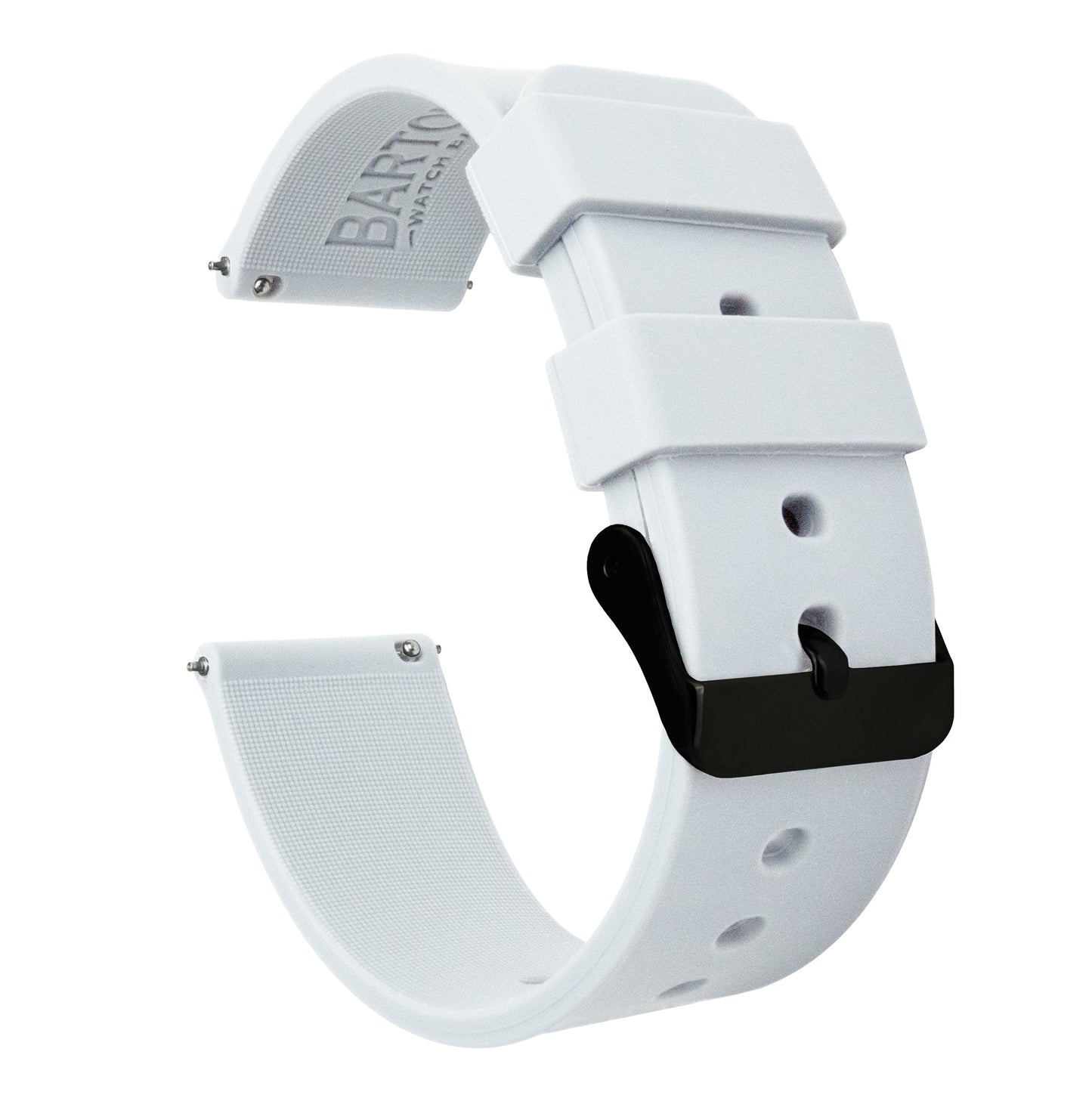 Samsung Galaxy Watch5 | Silicone | White - Barton Watch Bands