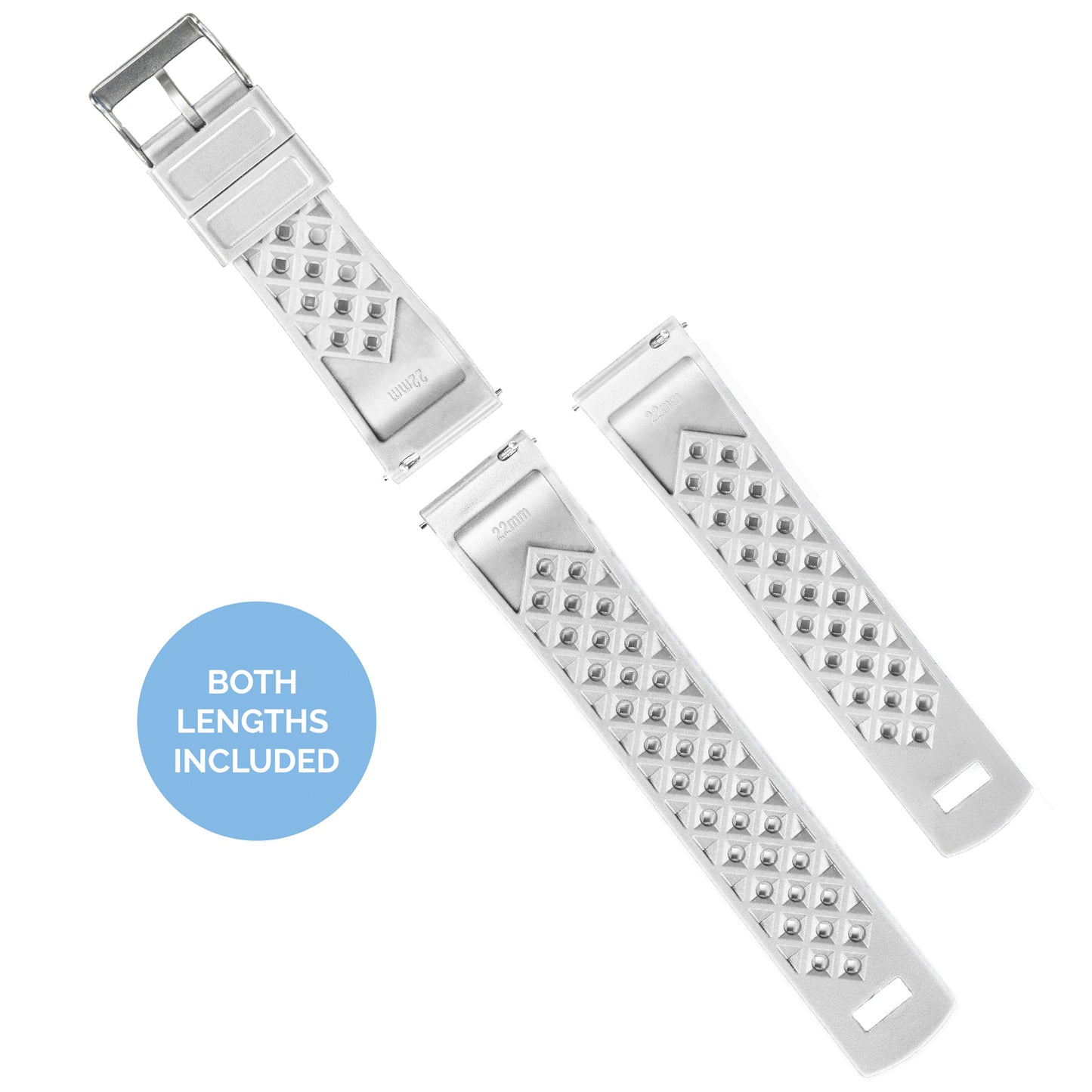 Withings Nokia Activité and Steel HR | Tropical-Style | White - Barton Watch Bands
