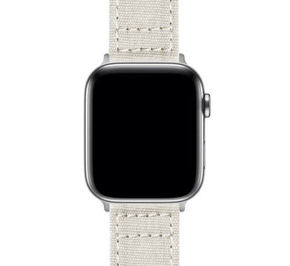 Apple Watch | Linen White Canvas - Barton Watch Bands