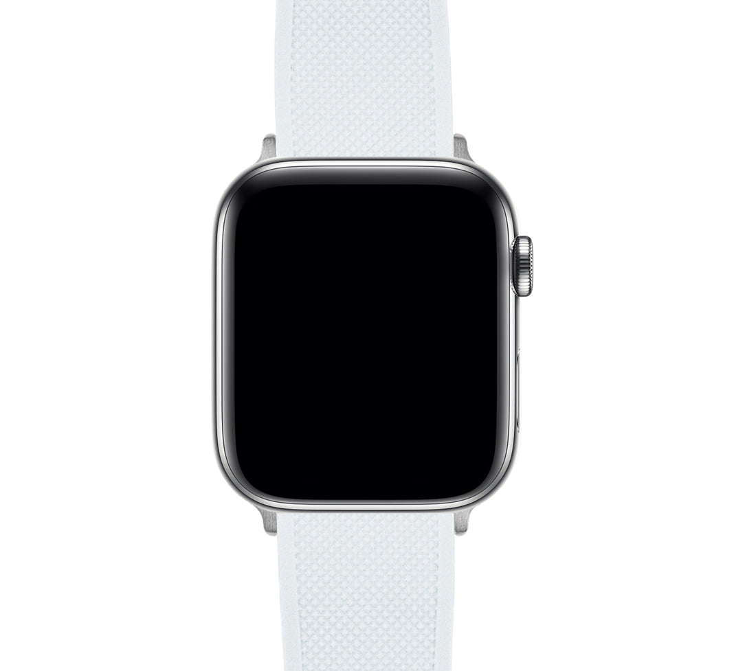 Apple Watch | Elite Silicone | White Top / Black Bottom - Barton Watch Bands