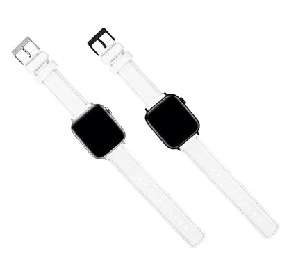 Apple Watch | White Leather & Stitching - Barton Watch Bands
