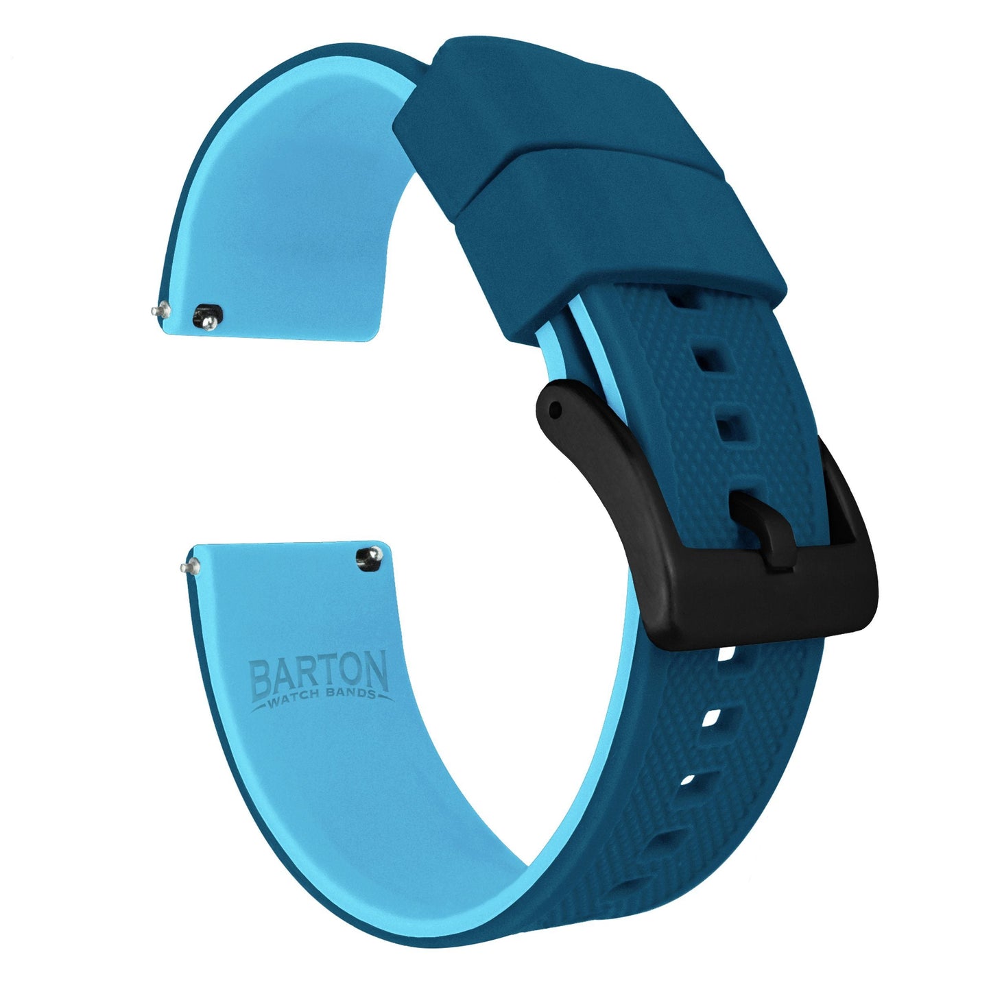 MOONSWATCH Bip | Elite Silicone | Flatwater Blue - Barton Watch Bands