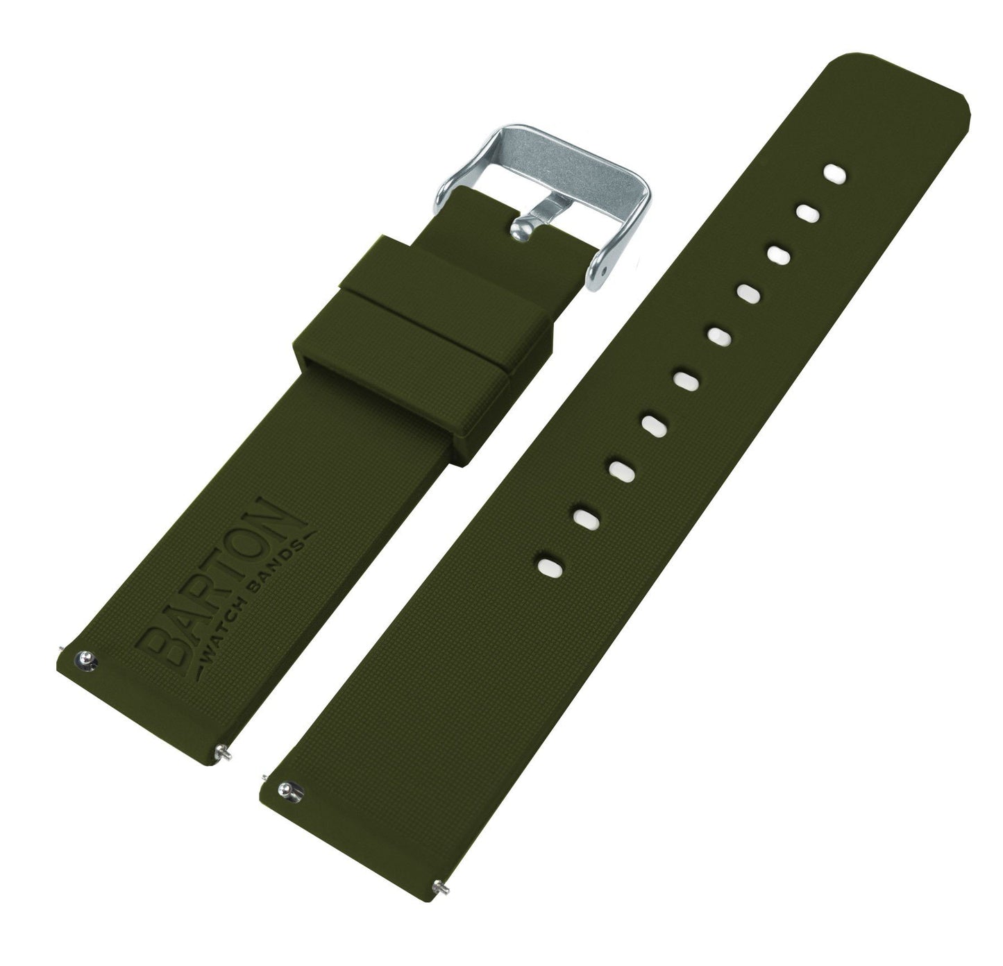 Amazfit Bip |  Silicone | Army Green - Barton Watch Bands