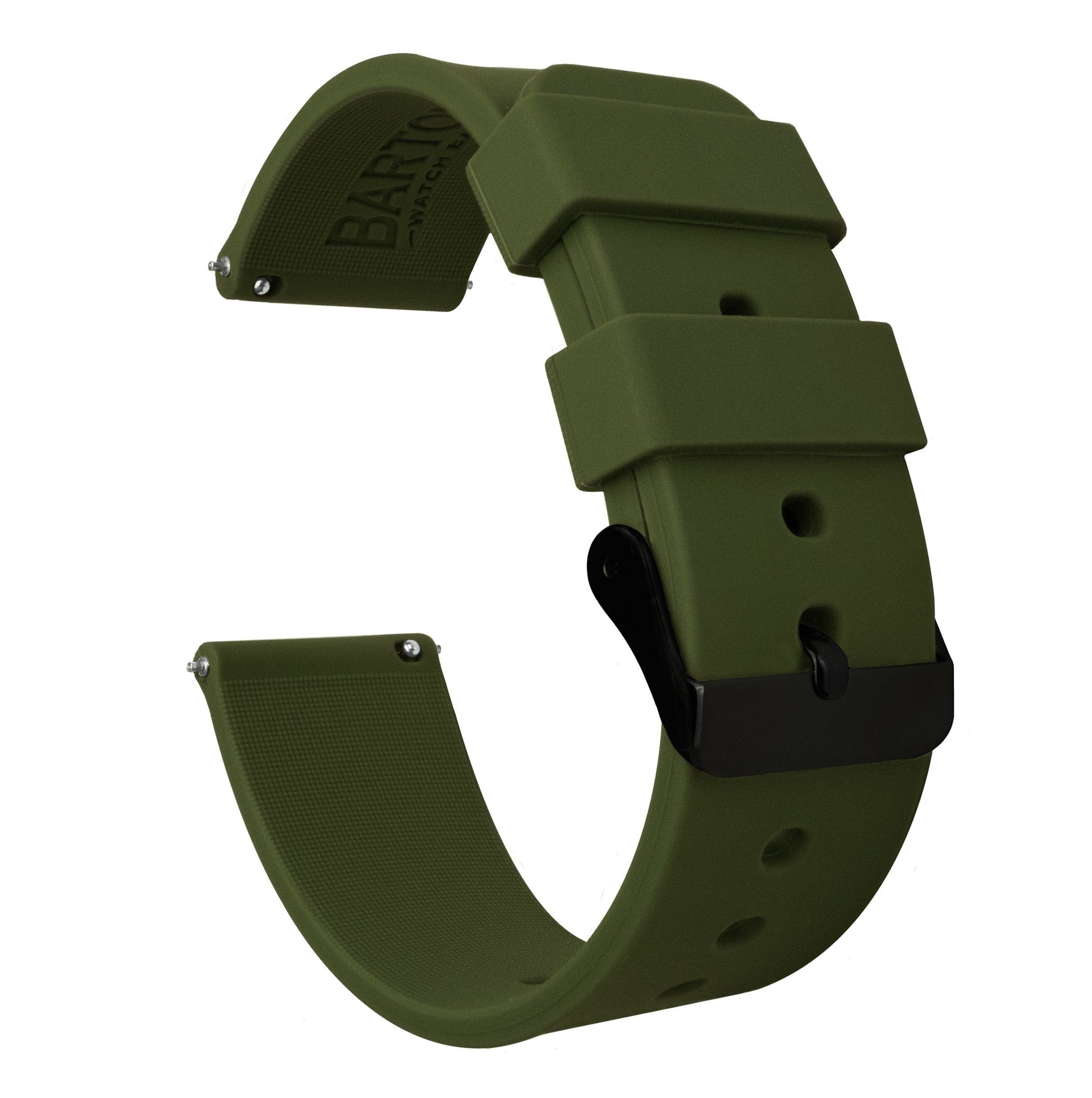 MOONSWATCH Bip |  Silicone | Army Green - Barton Watch Bands