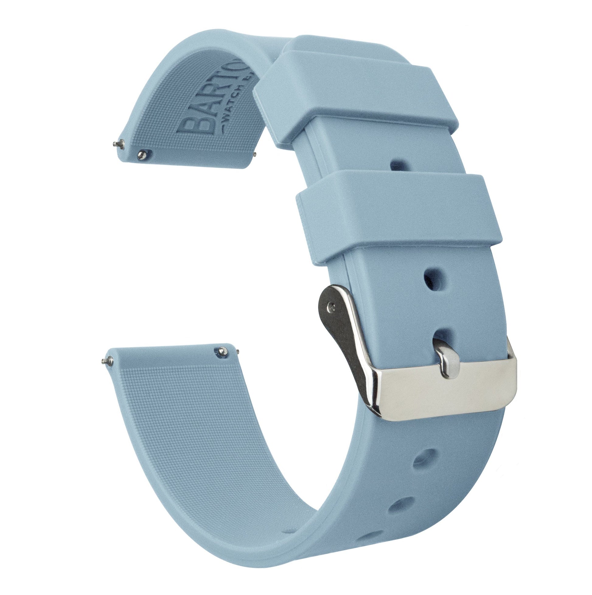 Amazfit Bip  | Silicone | Soft Blue - Barton Watch Bands