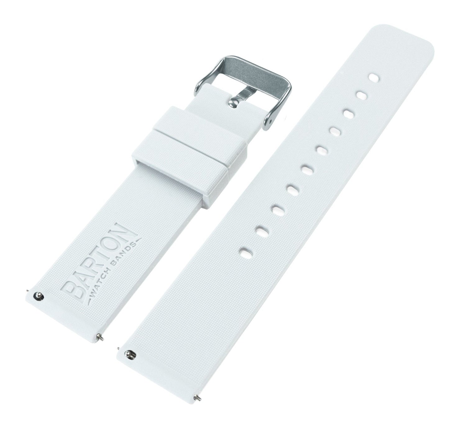 MOONSWATCH Bip  | Silicone | White - Barton Watch Bands