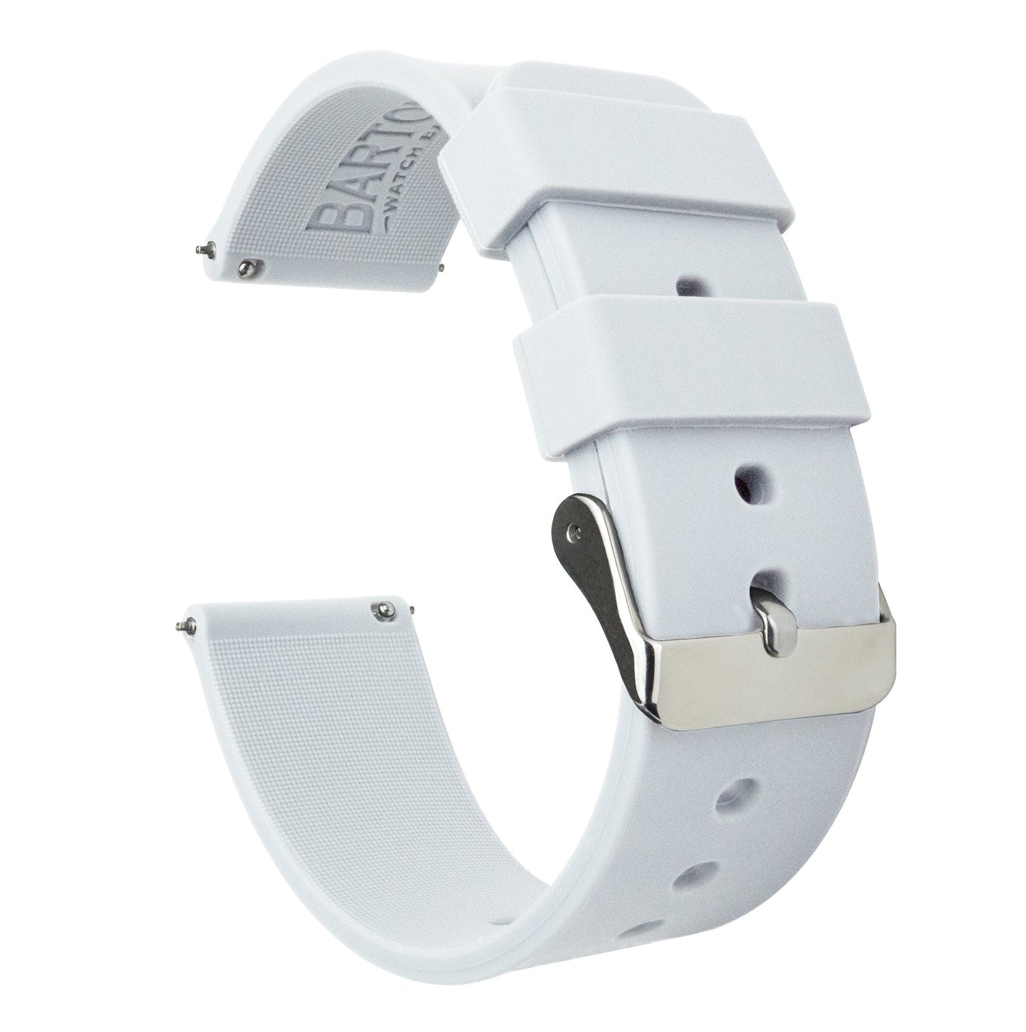 MOONSWATCH Bip  | Silicone | White - Barton Watch Bands