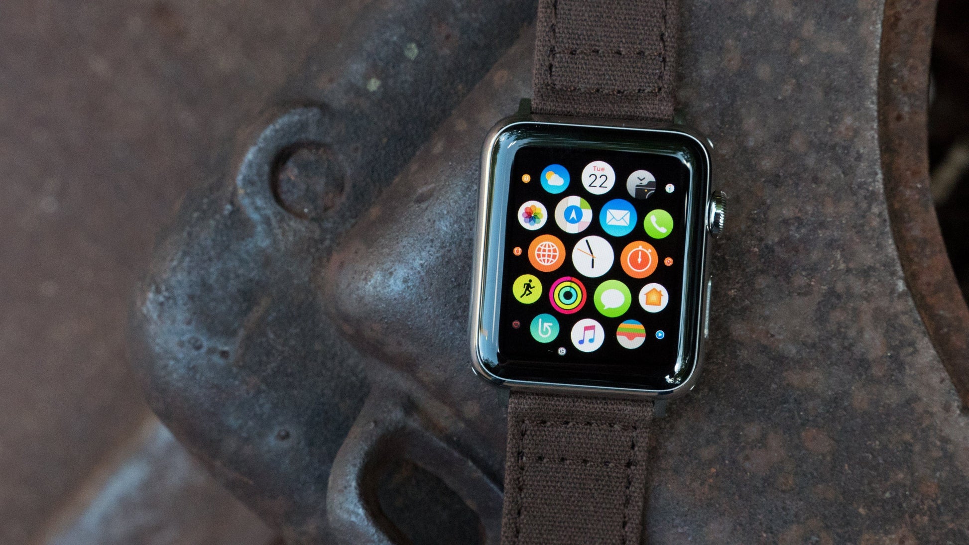 Apple Watch | Chocolate Brown Canvas - Barton Watch Bands