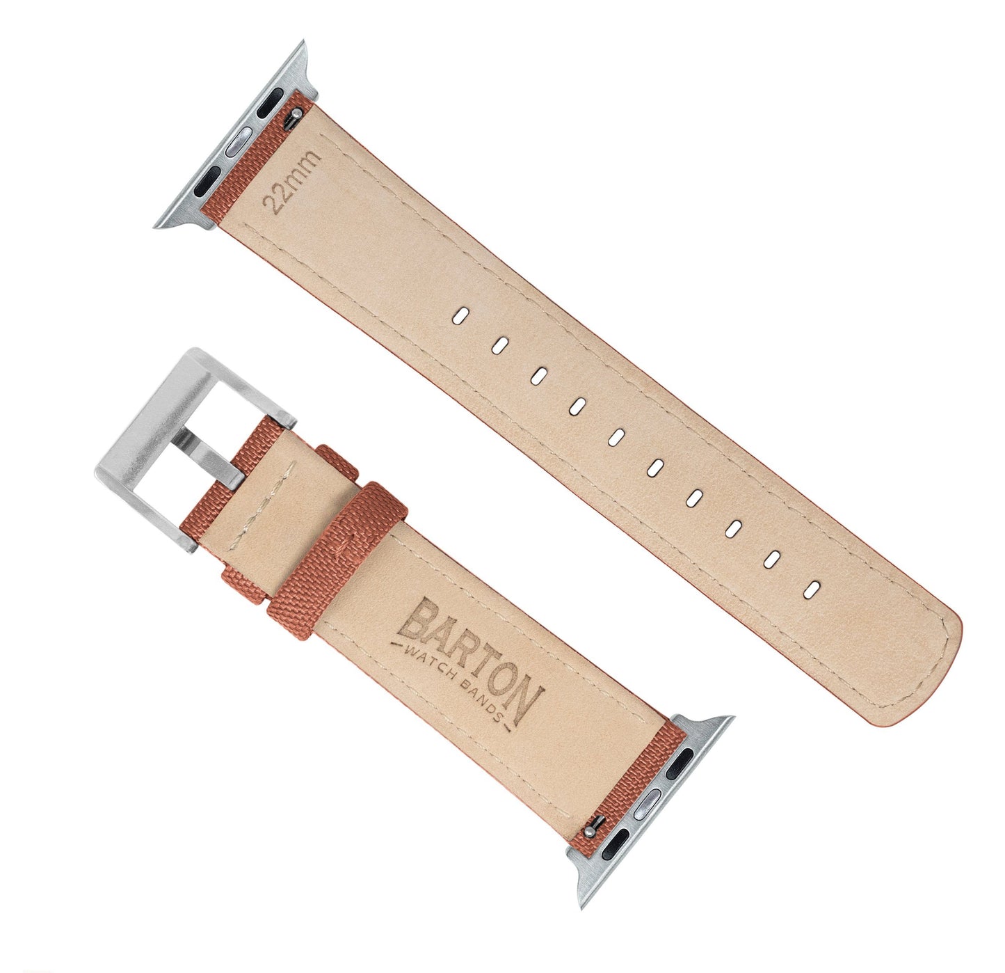 Apple Watch | Copper Orange Sailcloth - Barton Watch Bands