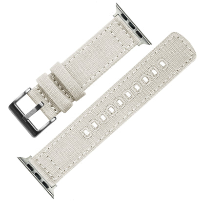 Apple Watch | Linen White Canvas - Barton Watch Bands