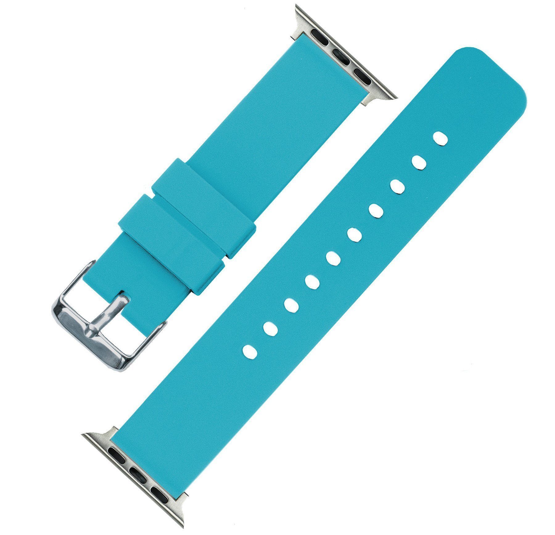 Apple Watch | Silicone | Aqua Blue - Barton Watch Bands