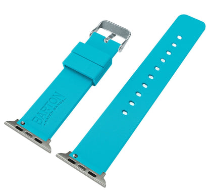 Apple Watch | Silicone | Aqua Blue - Barton Watch Bands