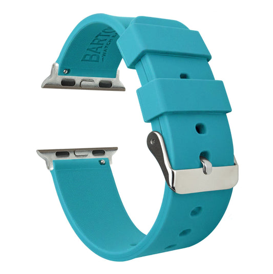 Apple Watch | Silicone | Aqua Blue - Barton Watch Bands