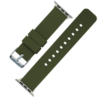 Apple Watch | Silicone | Army Green - Barton Watch Bands