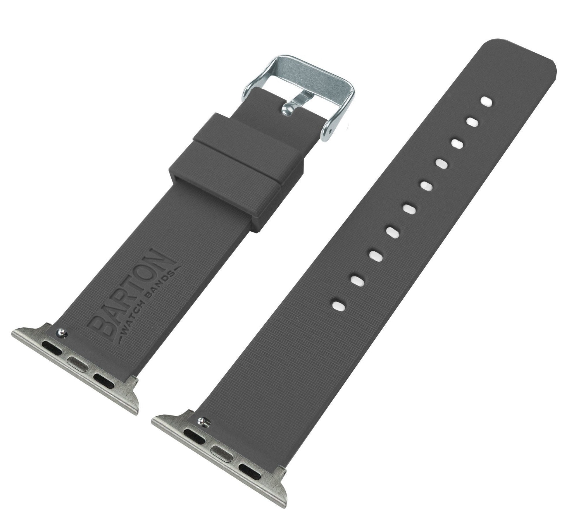 Apple Watch | Silicone | Smokey Grey - Barton Watch Bands