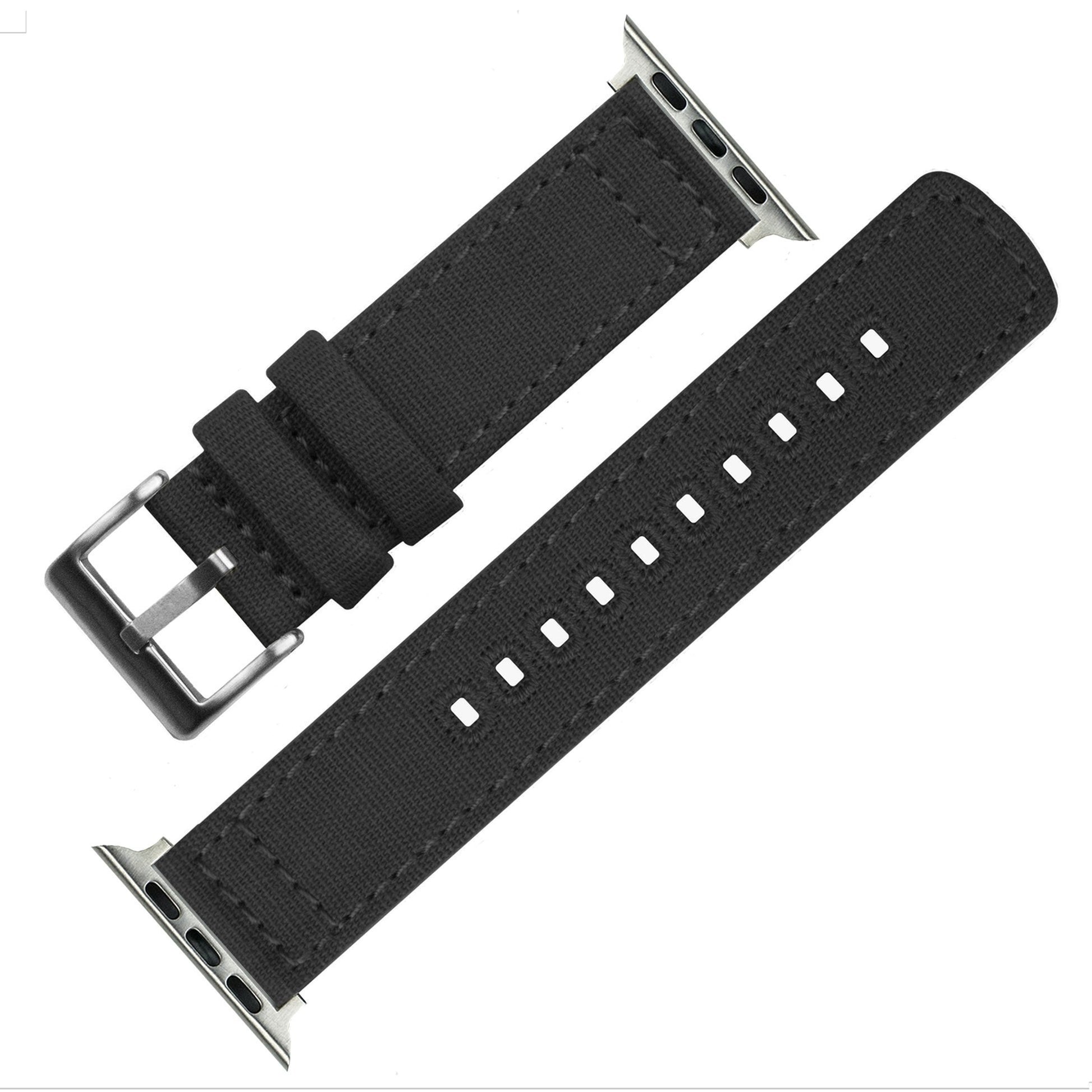 Apple Watch | Smoke Grey Canvas - Barton Watch Bands