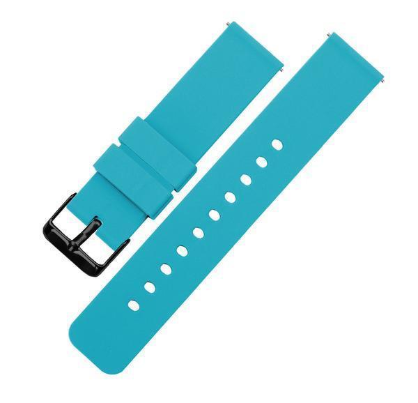Aqua Blue | Soft Silicone - Barton Watch Bands