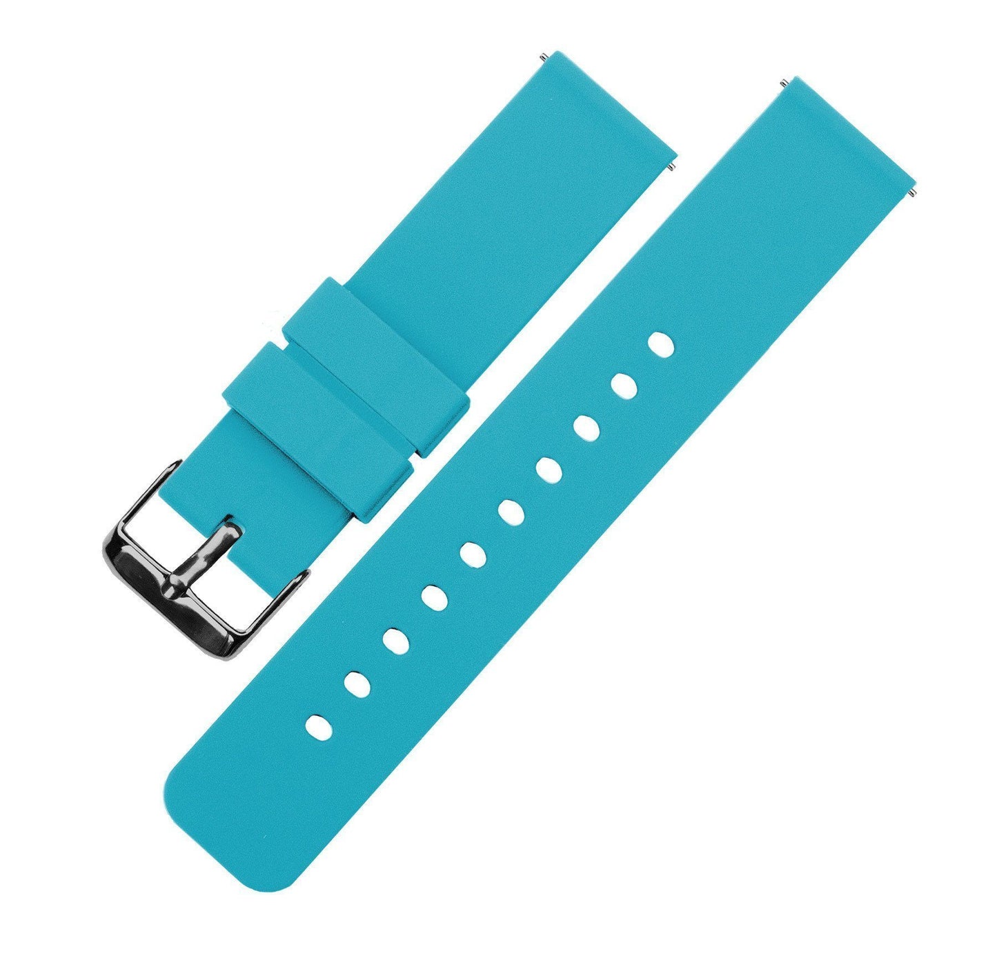 Aqua Blue | Soft Silicone - Barton Watch Bands