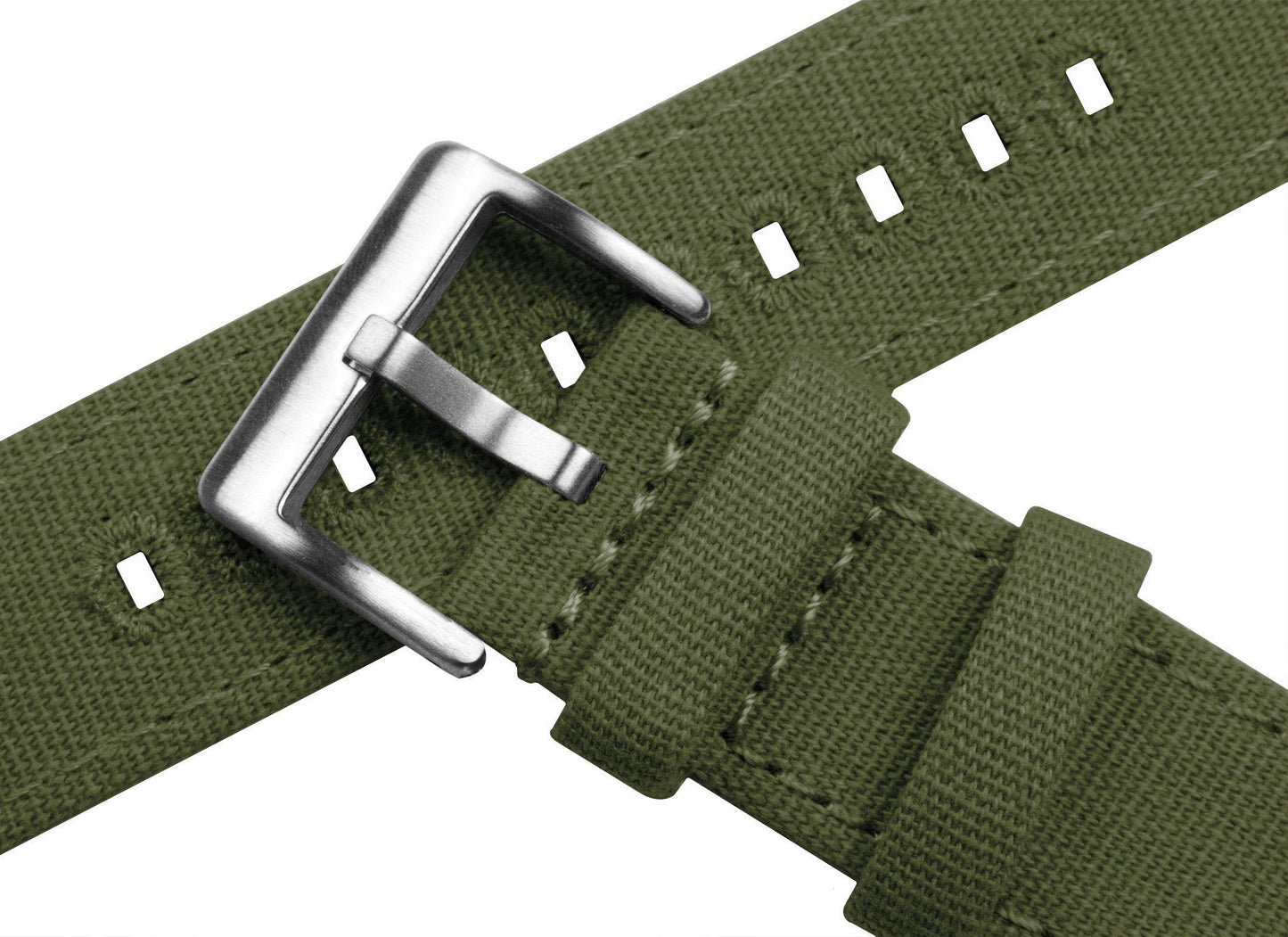 Army Green | Crafted Canvas - Barton Watch Bands