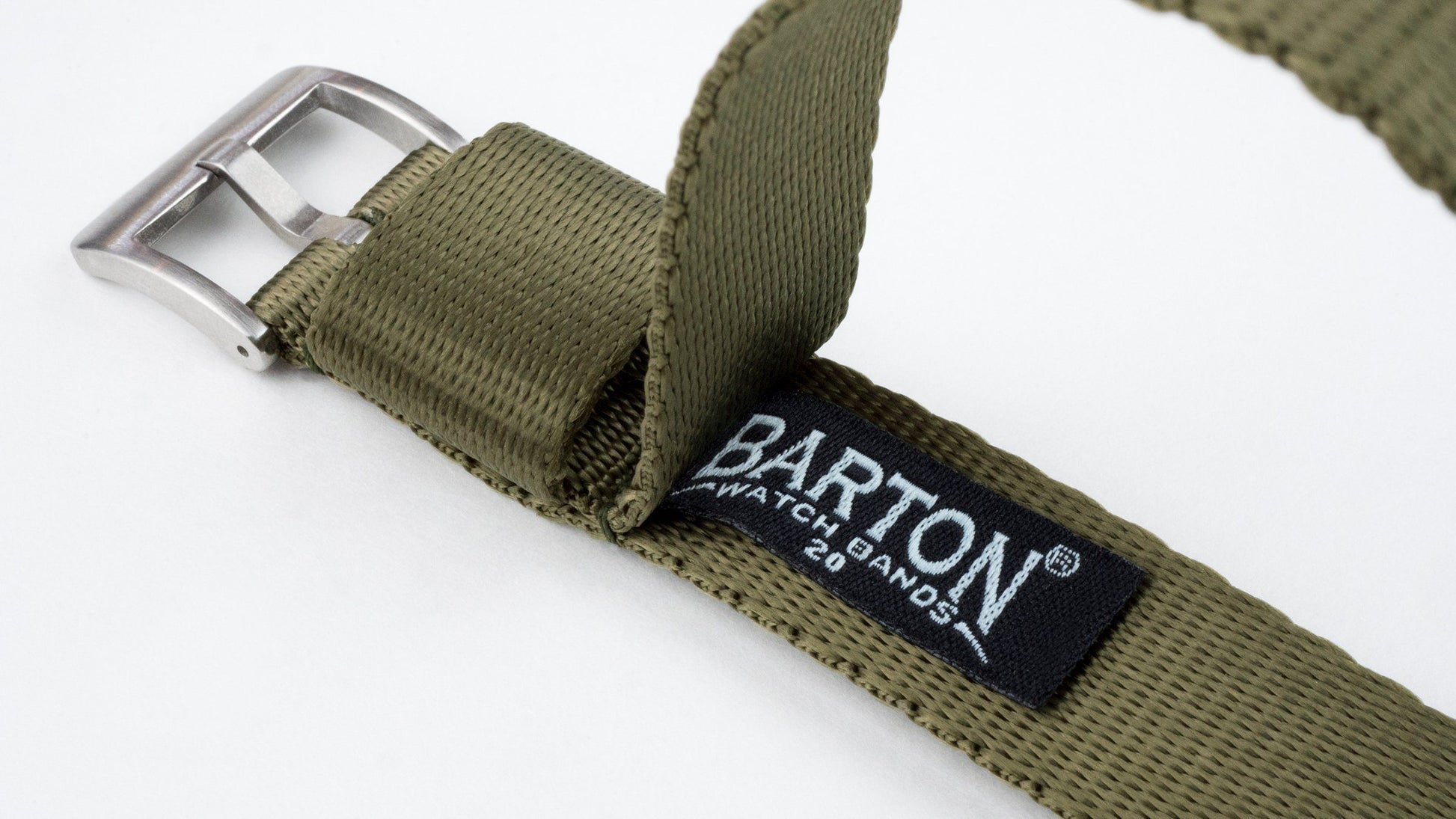 Army Green | Elite Nylon NATO Style - Barton Watch Bands