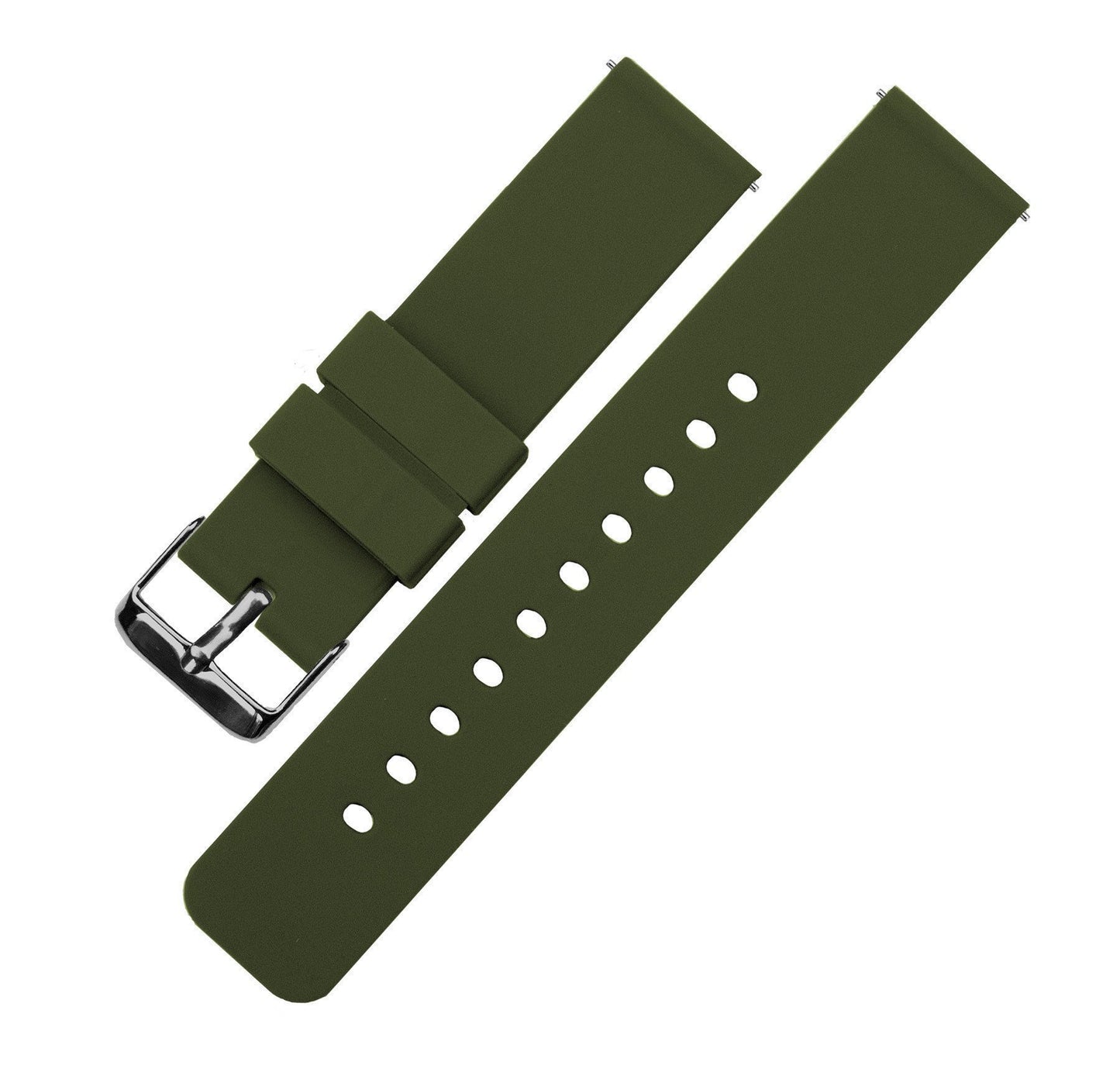 Army Green | Soft Silicone - Barton Watch Bands