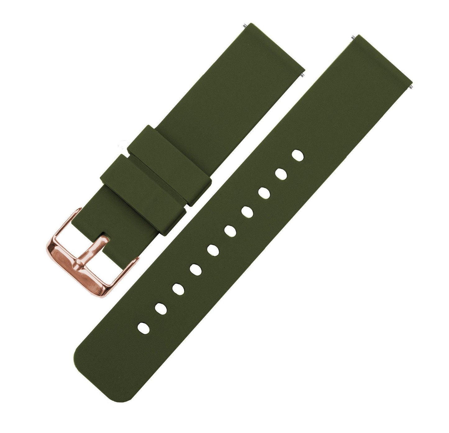 Army Green | Soft Silicone - Barton Watch Bands