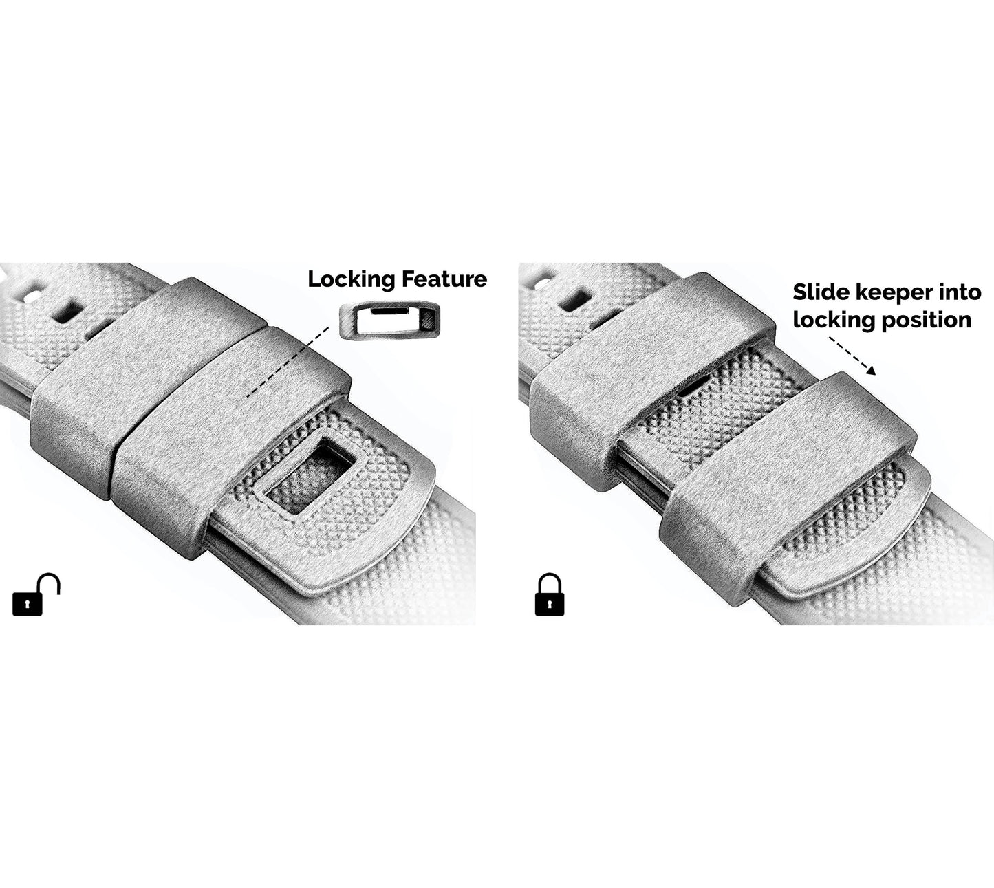 Army Green Top / Black Bottom | Elite Silicone - Barton Watch Bands