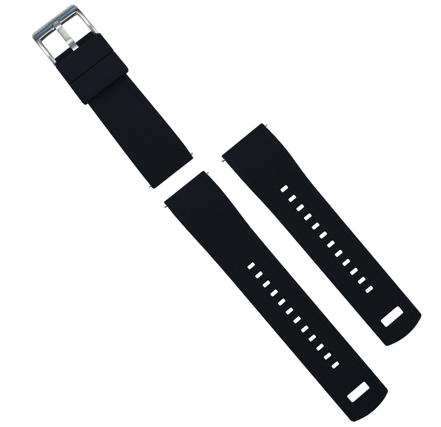 Black | Elite Silicone - Barton Watch Bands