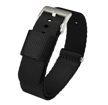 Black | Elite Nylon NATO Style - Barton Watch Bands