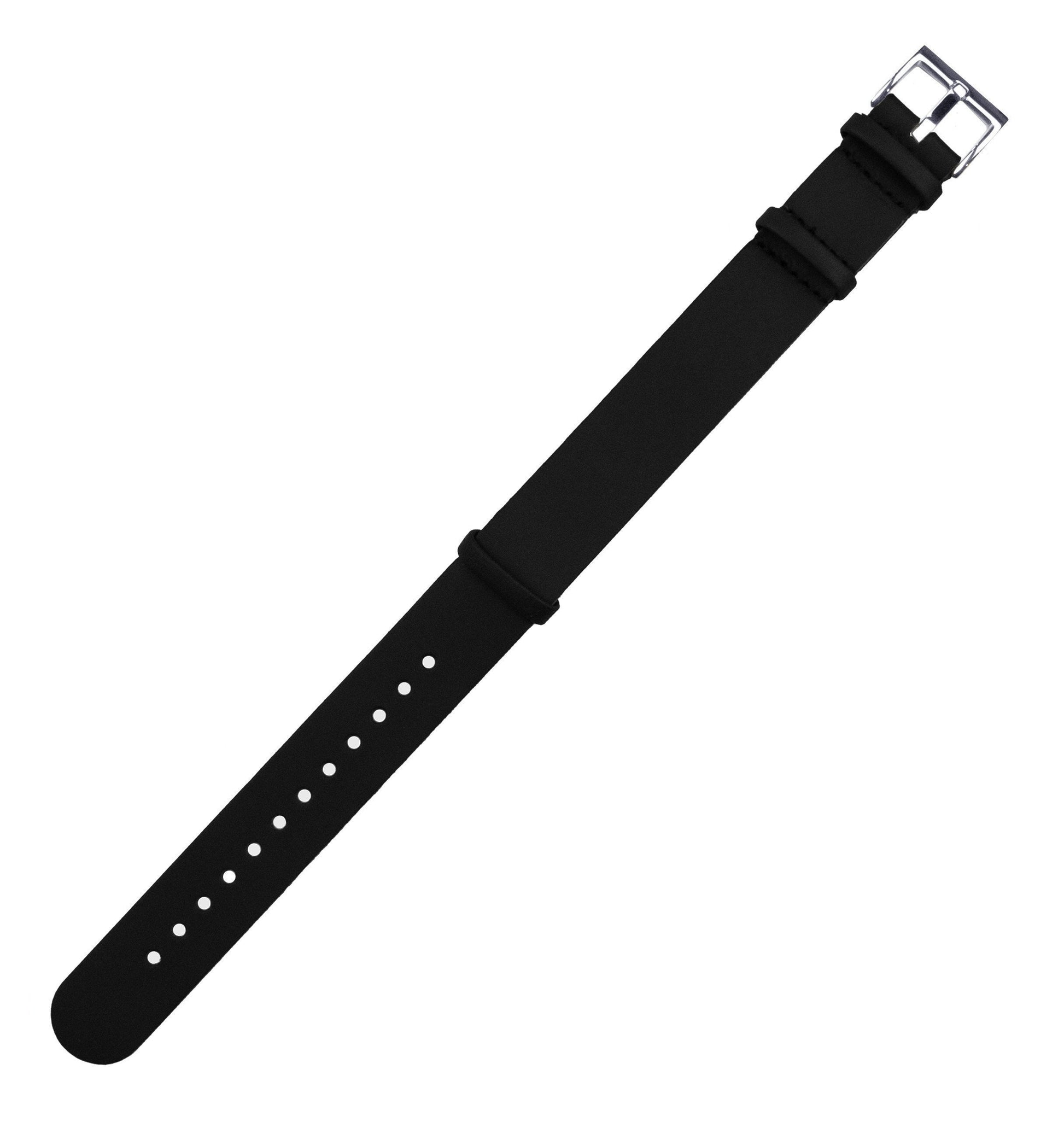 Black | Leather NATO Style - Barton Watch Bands