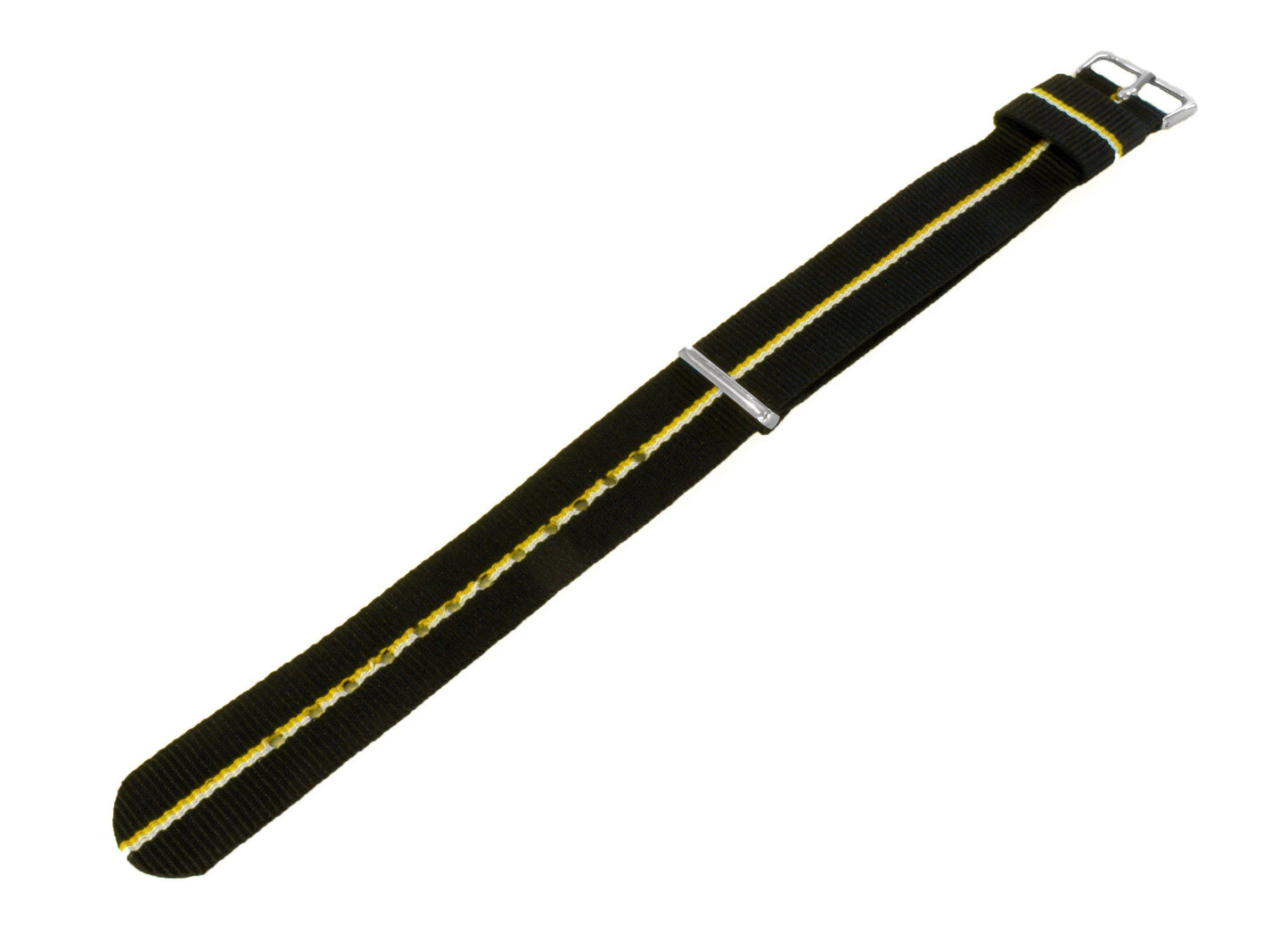 Black, Lemon & Ivory | Nylon NATO Style - Barton Watch Bands